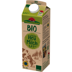 Schwarzwaldmilch Bio frische Heumilch 3,8 % Fett 1 l 