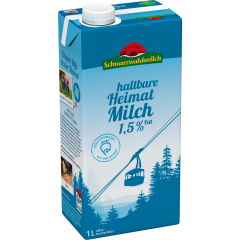 Schwarzwaldmilch Haltbare Heimat Milch fettarm 1,5 % Fett 1 l 