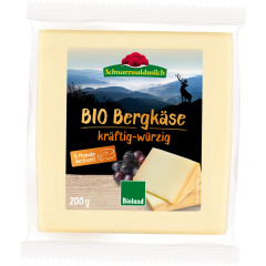 Schwarzwaldmilch Bio Bergkäse kräftig-würzig 45 % Fett i. Tr. 200 g 