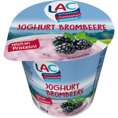 LAC lactosefrei Joghurt Brombeere 3,5 % Fett 150 g 