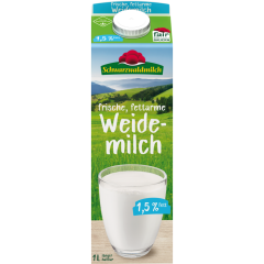 Schwarzwaldmilch frische fettarme Weidemilch 1,5 % Fett 1 l 