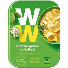 WW Ricotta-Spinat-Tortelloni in Käse-Sahne-Sauce 350 g 