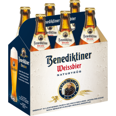 Benediktiner Weissbier Naturtrüb - 6-Pack 6 x 0,5 l 
