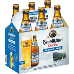 Benediktiner Weissbier Alkoholfrei - 6-Pack 6 x 0,5 l 