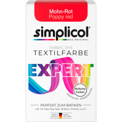 simplicol Textilfarbe expert Mohn-Rot 150 g 