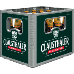 Clausthaler Extra Herb - Kiste 20 x 0,5 l 