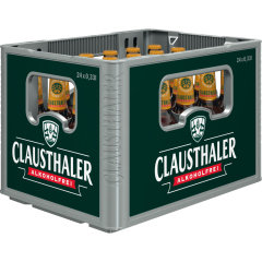 Clausthaler Extra Herb - Kiste 24 x 0,33 l 