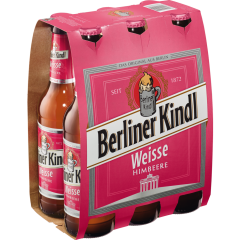 Berliner Kindl Weisse Himbeere - 6-Pack 6 x 0,33 l 