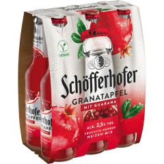 Schöfferhofer Weizen-Mix Granatapfel + Guarana 0,33 l - Doppel- / Sammelpackung 6 x          0.330L 