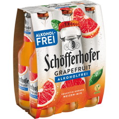 Schöfferhofer Grapefruit Alkoholfrei 0,33 l - Doppel- / Sammelpackung 6 x          0.330L 