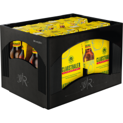 Clausthaler Radler natürtrüb alkoholfrei - Kiste 4 x 6 x 0,33 l 