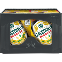 Clausthaler Radler natürtrüb alkoholfrei - Kiste 4 x 6 x 0,33 l 