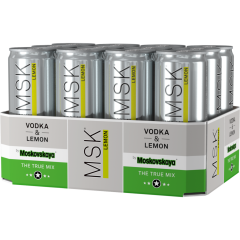 Moskovskaya Vodka & Lemon 10 % vol. 0,33 l -  12 x          0.330L 