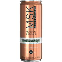 Moskovskaya Mocscow Mule Vodka & Spicy Ginger 10 % vol. 0,33 l 