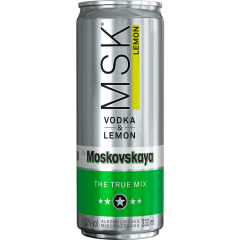 Moskovskaya Vodka & Lemon 10 % vol. 0,33 l 