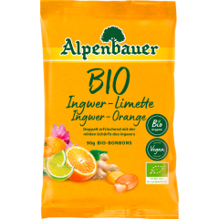Alpenbauer Ingwer-Limette & Ingwer-Orange Bio-Bonbons 90 g 