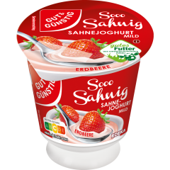 GUT&GÜNSTIG Sahnejoghurt 10% Fett Erdbeere 150 g 