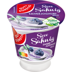 GUT&GÜNSTIG Sahnejoghurt 10% Fett Heidelbeere 150 g 