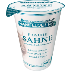 Hamfelder Hof Bio Frische Sahne pasteurisiert 200 ml 