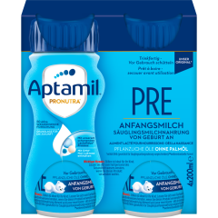 Aptamil Pronutra-ADVANCE PRE Anfangsmilch von Geburt an 4 x 200 ml 