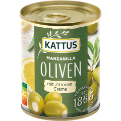 KATTUS Oliven mit Zitronencreme gefüllt 200 g 