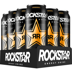 ROCKSTAR Energy Drink Original 0,5 l - Klarsicht- / Packung 12 x          0.500L 