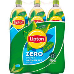 Lipton Zero Grüner Tee 1,5 l - Klarsicht- / Packung 6 x          0.500L 