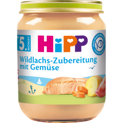 HiPP Wildlachs-Zubereitung mit Gemüse ab 5. Monat 125 g 