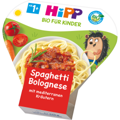 HiPP Bio Spaghetti Bolognese mit mediterranen Kräutern ab 1 Jahr 250 g 