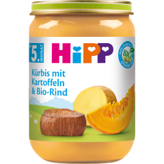 HiPP Bio Kürbis mit Kartoffeln und Bio-Rind ab 5. Monat 190 g 
