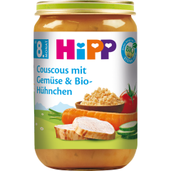HiPP Bio Couscous mit Gemüse und Bio-Hühnchen ab 8. Monat 220 g 