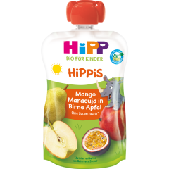 HiPP Bio Hippis Mango-Maracuja in Birne-Apfel ab 1 Jahr 100 g 