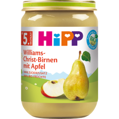 HiPP Bio Williams-Christ-Birnen mit Apfel ab 5. Monat 190 g 