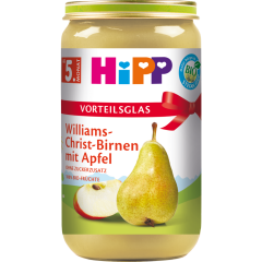 HiPP Bio Williams-Christ-Birnen mit Apfel ab 5. Monat - Vorteilsglas 250 g 