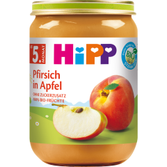 HiPP Bio Pfirsich in Apfel nach 5. Monat 190 g 