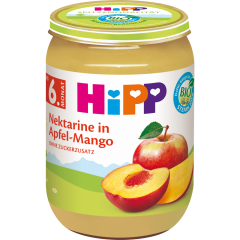 HiPP Bio Für Kleine Feinschmecker Nektarine in Apfel-Mango ab 6. Monat 190 g 