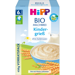 HiPP Bio Milchbrei Kindergriess ab 6. Monat 450 g 