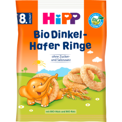 HiPP Bio Dinkel-Hafer Ringe ab 8. Monat 30 g 