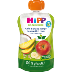 HiPP Bio Hippis Apfel Banane Mango Kokosmilch ab 1 Jahr 100 g 