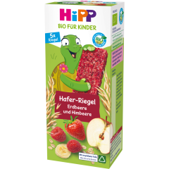 HiPP Bio Hafer-Riegel Erdbeere+Himbeere 5 x 20 g 