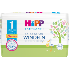 HiPP Babysanft Windeln Newborn Gr.1 2-5kg 24 Stück 