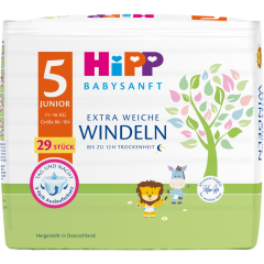 HiPP Babysanft Windeln Junior Gr.5 11-16kg 29 Stück 
