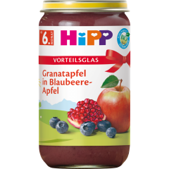 HiPP Bio Granatapfel in Blaubeere-Apfel ab 6. Monat 250 g 