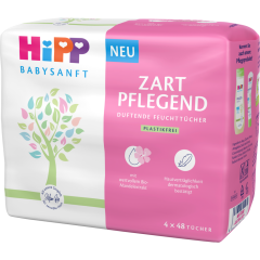 HiPP Babysanft Feuchttücher Zart Pflegend 4 x 48 Stück 