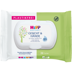 HiPP Babysanft Gesicht & Hände Tücher 20 Stück 