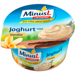 MinusL Laktosefrei Joghurt mild Vanille 3,8 % Fett 150 g 
