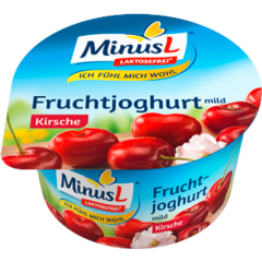 MinusL Laktosefrei Fruchtjoghurt mild Kirsche 3,8 % Fett 150 g 
