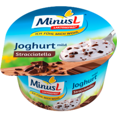 MinusL Laktosefrei Joghurt mild mit Stracciatellazubereitung 3,8 % Fett 150 g 