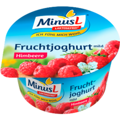 MinusL Laktosefrei Fruchtjoghurt mild Himbeere 3,8 % Fett 150 g 