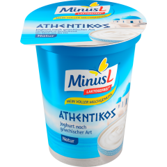 MinusL Laktosefrei Athentikos Joghurt nach griechischer Art Natur 400 g 
